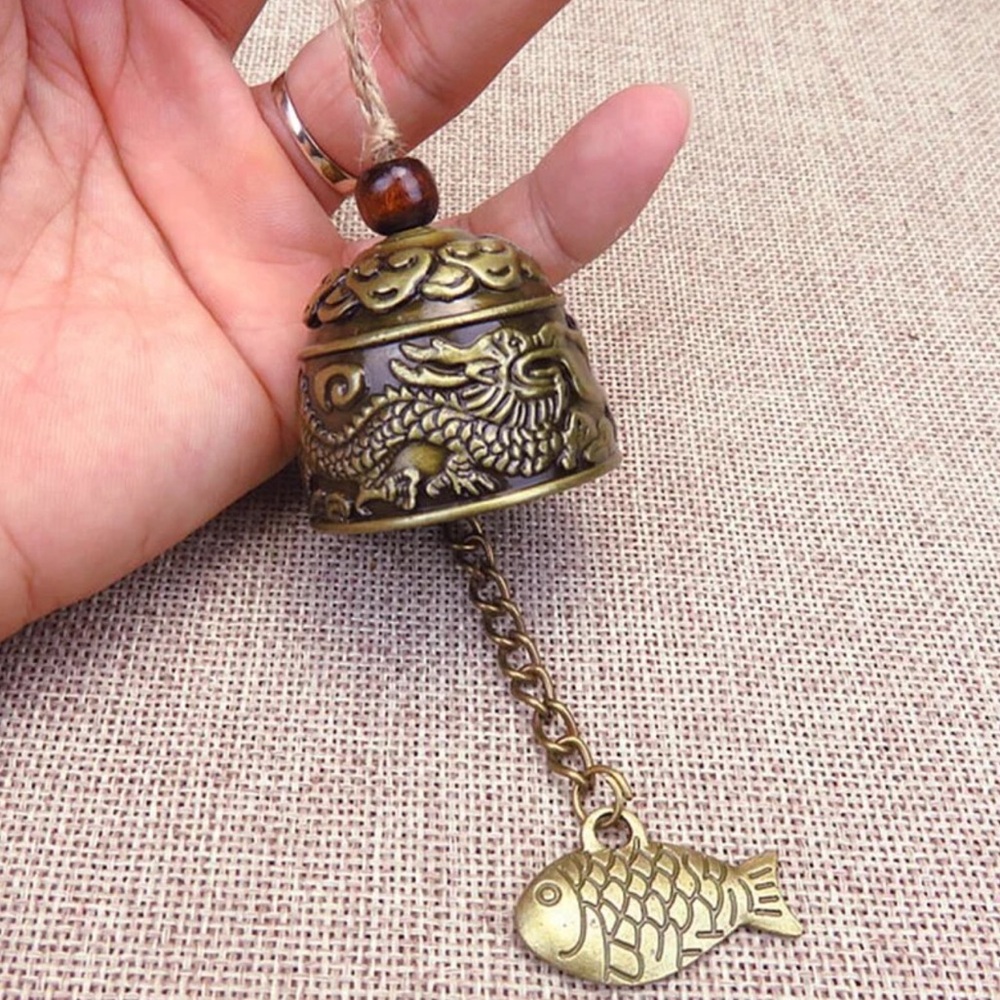 Bronze good LUCK Feng shui Buddha bell - Picture 2 of 10